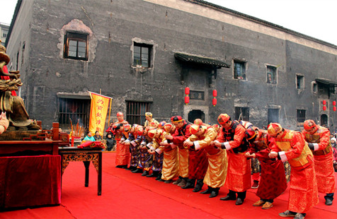 全国各地拜财神图片